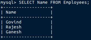 Select Particular